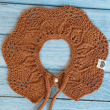 Cuello Hojas | Patrón tejido a palillos | 2 tallas - vista 3