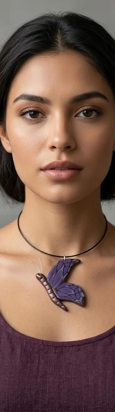 Choker Mariposa - vista 1