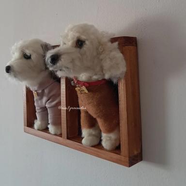Retrato doble mascotas  - vista 2