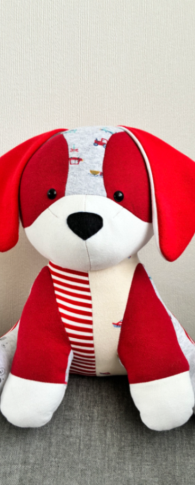 Peluche del recuerdo diseño perro - vista 1