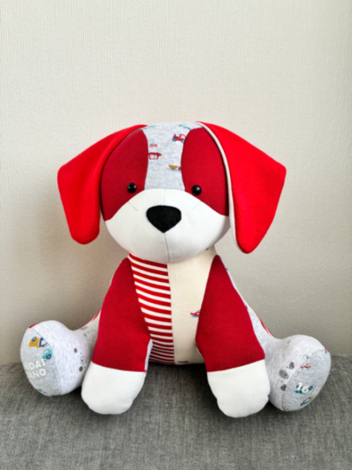 Peluche del recuerdo diseño perro