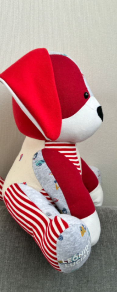 Peluche del recuerdo diseño perro - vista 2
